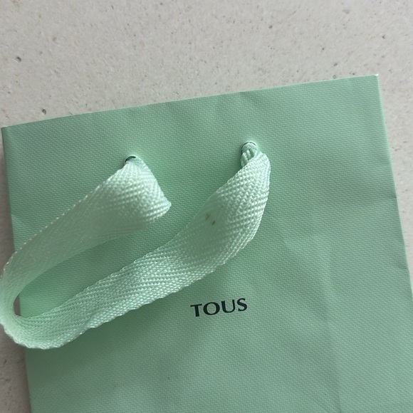 Two Mini Tous paper bags. Mint green. - Picture 3 of 6
